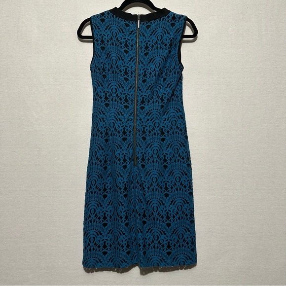 Nanette Lepore blue lace sleeveless dress - size 4 - Picture 2 of 5